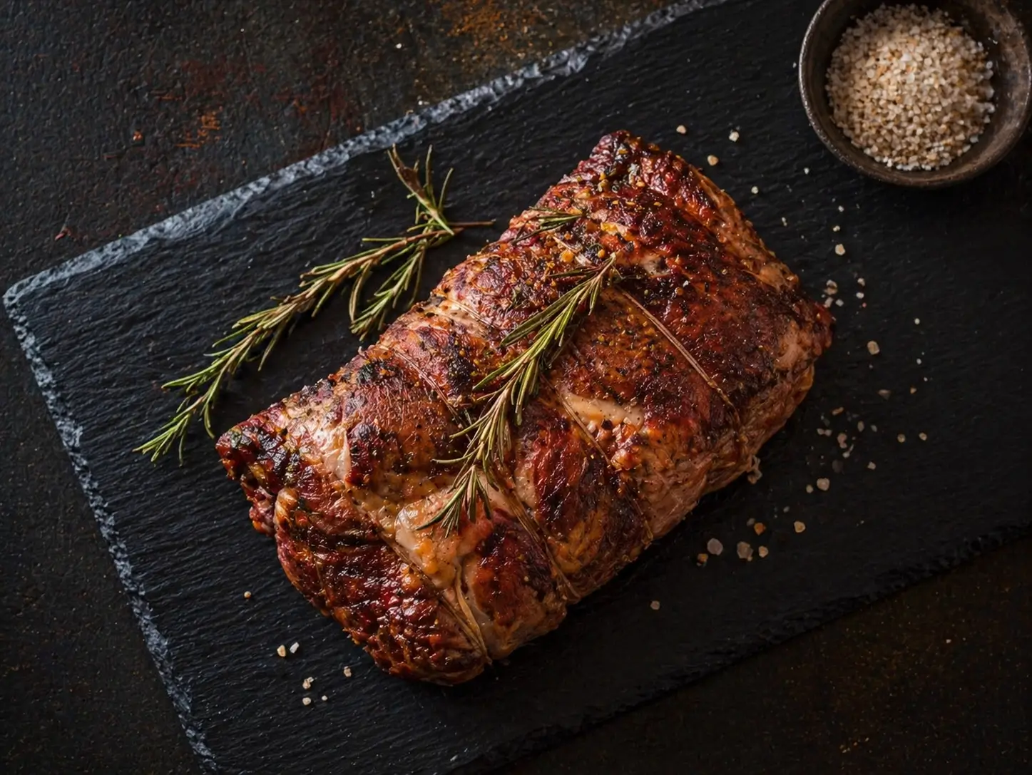 Cooked Half shoulder of lamb
