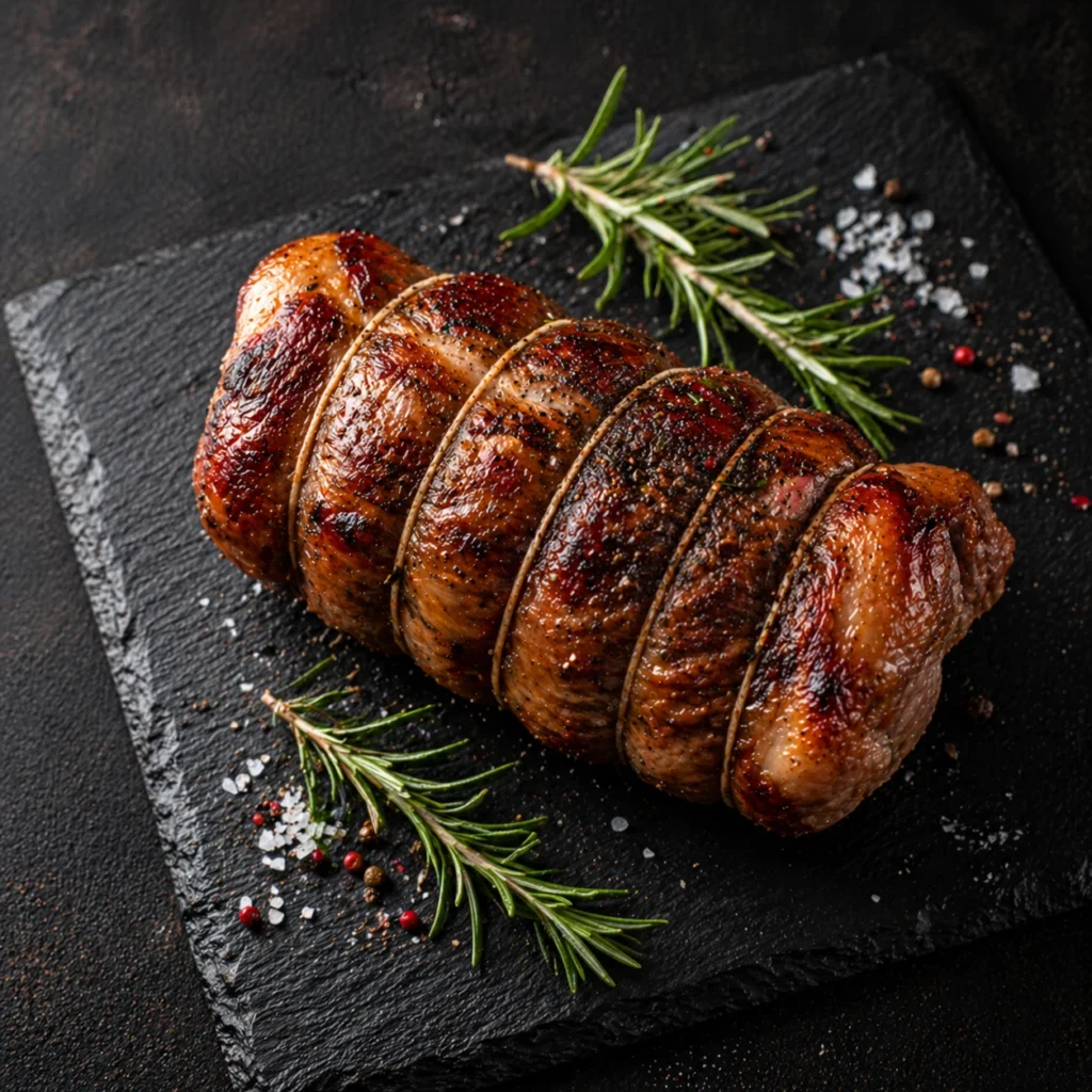 Cooked Leg of Lamb Boned & Rolled