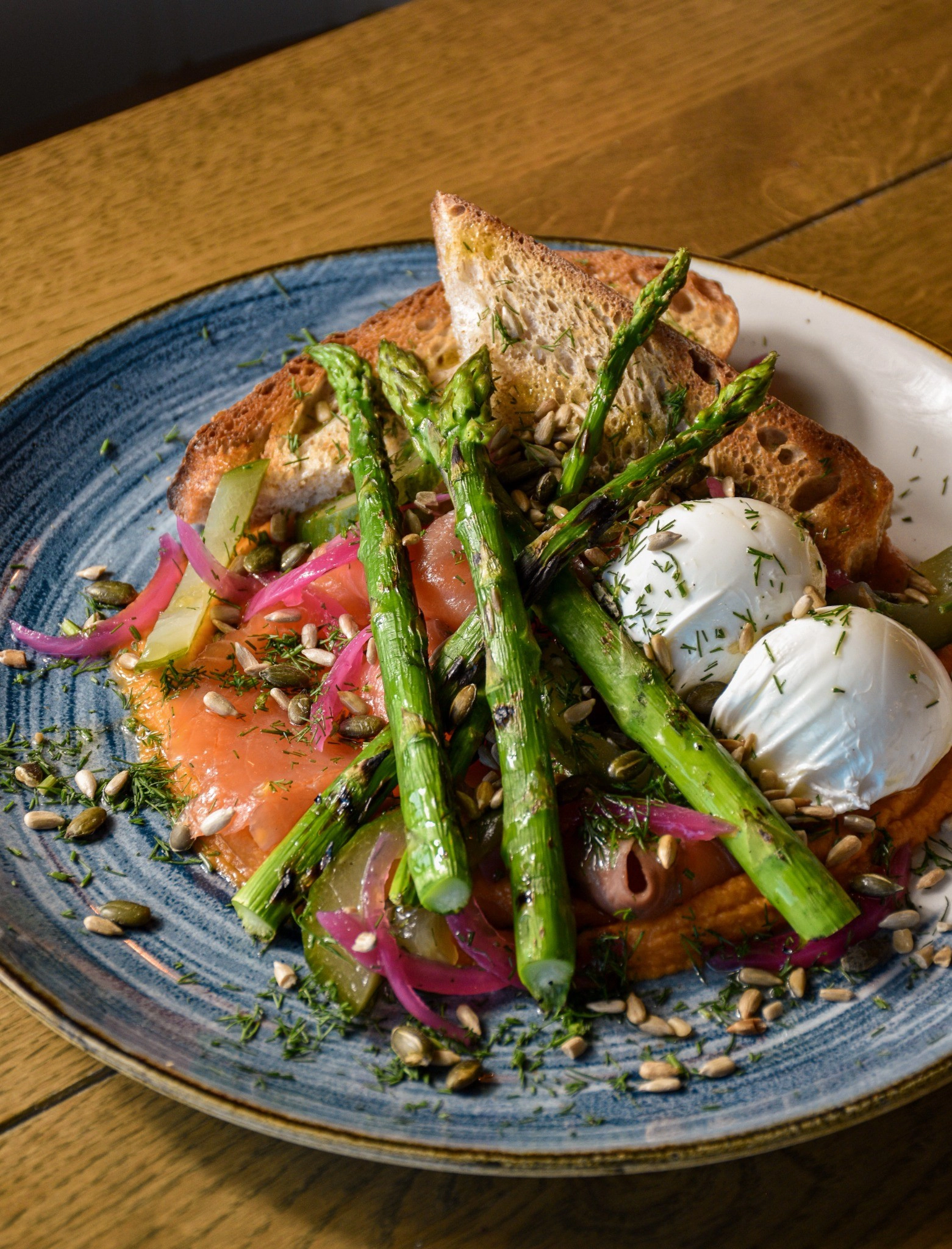 A breakfast dish at the Suffolk Food Hall