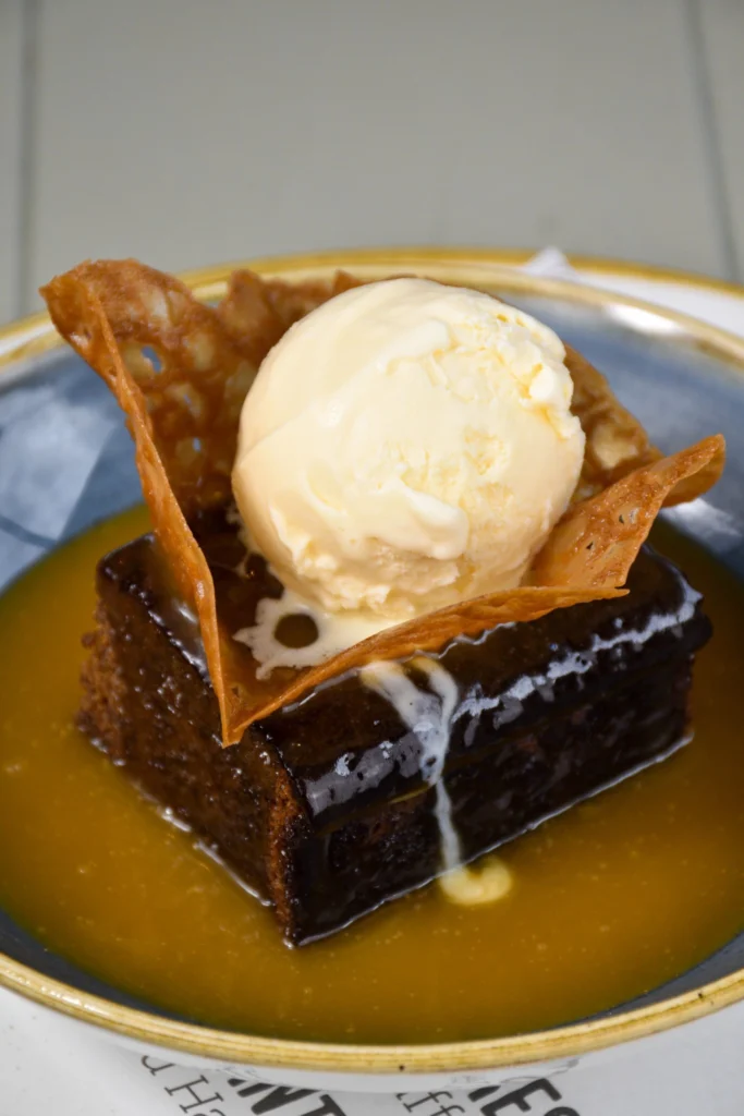 A dessert dish at the Suffolk Food Hall