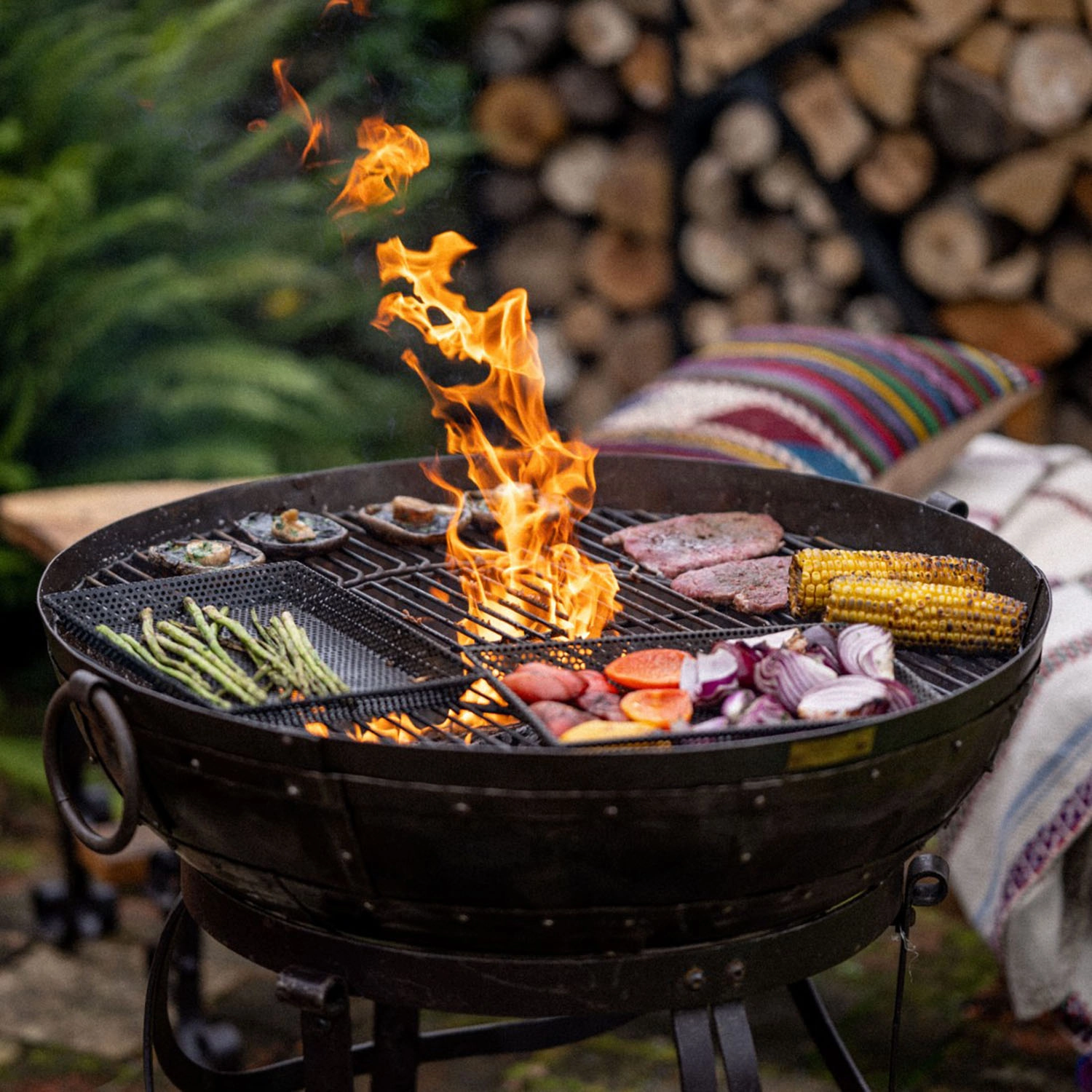 Kadai firebowl for sale at Suffolk Food Hall