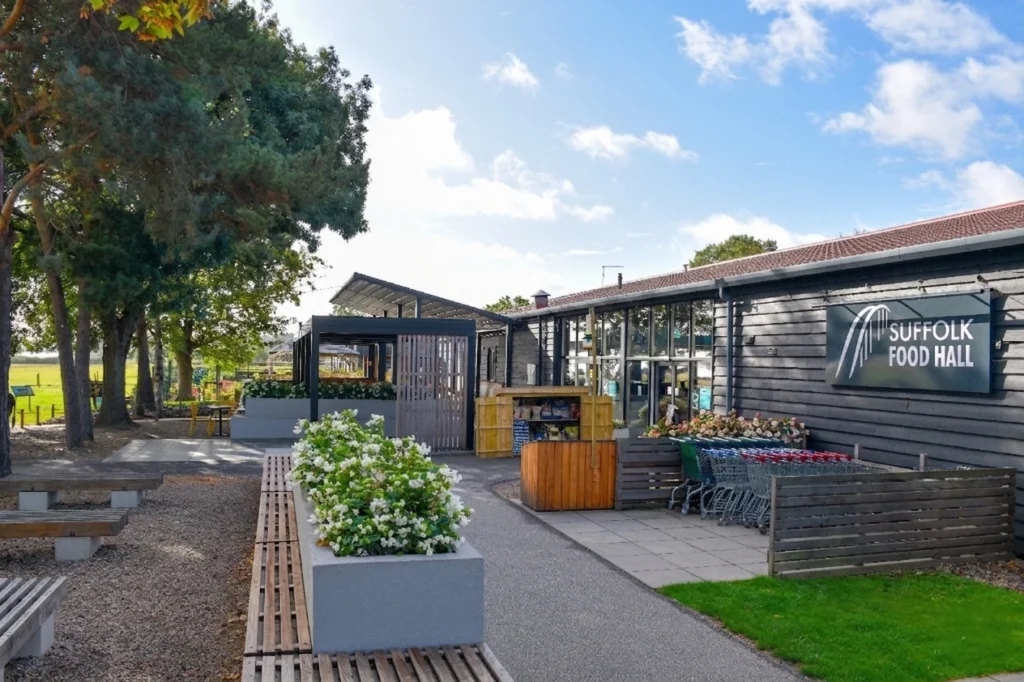 Entrance to the Suffolk Food Hall