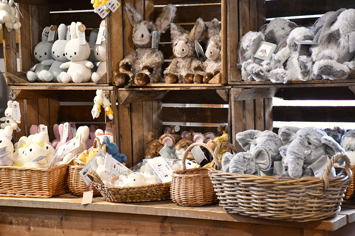 Jellycats for sale at Suffolk Food Hall