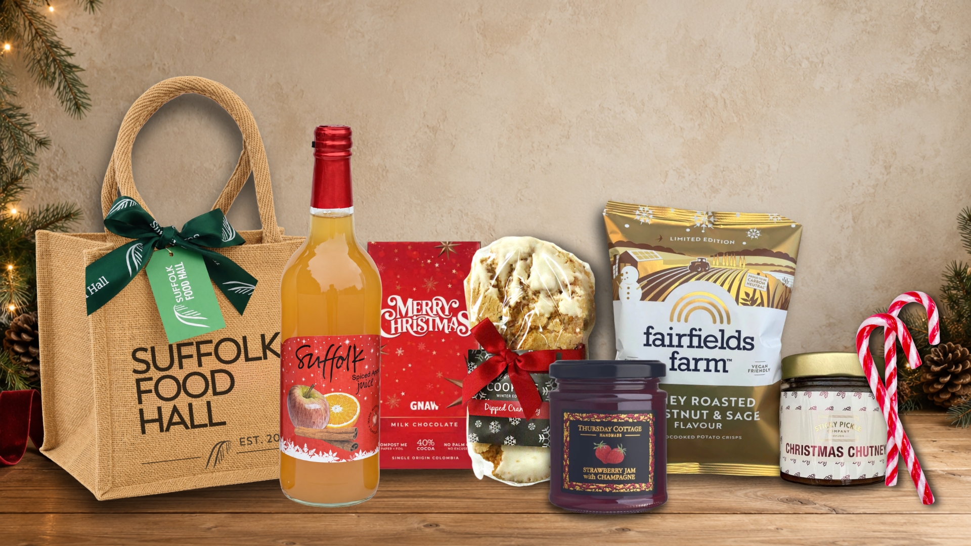 Local Festive Treats Hamper Bag - Image 1
