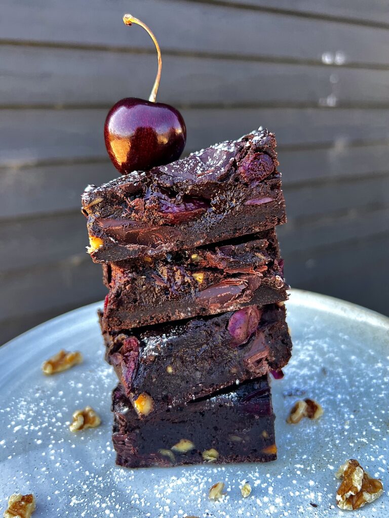 Cherry & Walnut Brownie